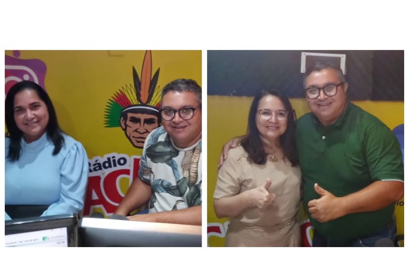 Rádio Cacique FM pioneira na série de entrevistas com candidatas a vice-prefeitas; Na próxima semana é a vez dos prefeitos