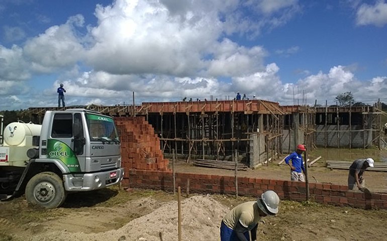 Obra do novo Fórum da Comarca de Cacimbinhas