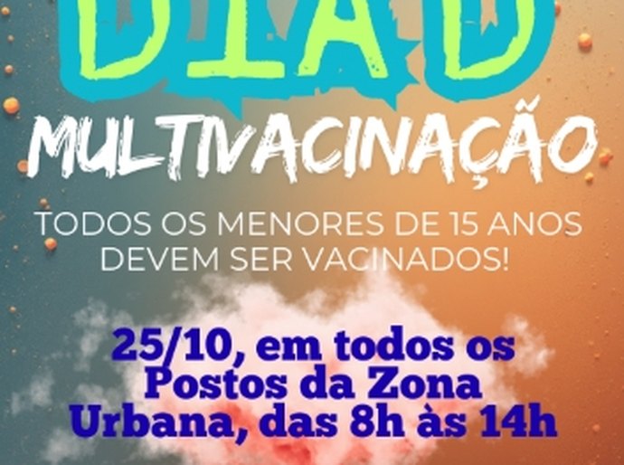 DIA D da Campanha de Multivacinação acontece neste sábado (25) em Palmeira