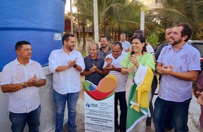 Em parceria com a Semarh, prefeita Marcela Gomes entrega cinco poços em Novo Lino