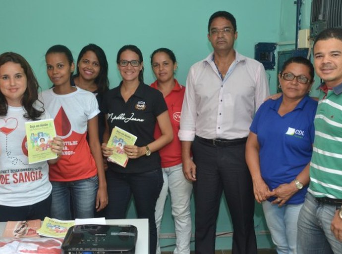 Palestra avisa comerciantes sobre a importância da doação de sangue