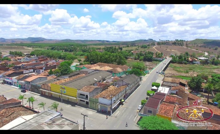 Vista aérea de Capela, em Alagoas