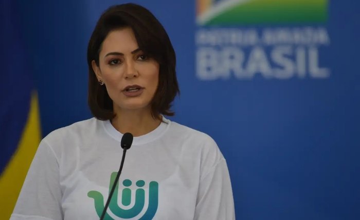 A ex-primeira-dama Michelle Bolsonaro