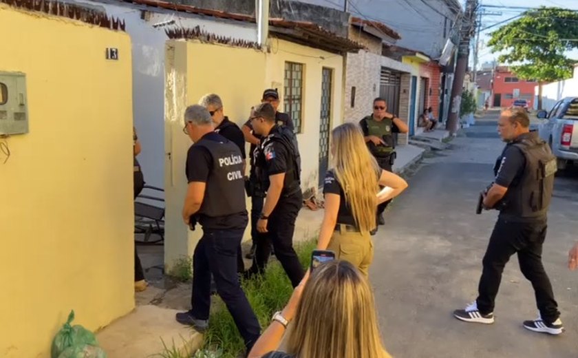 Megaoperação prende 16 homens acusados de violência doméstica em Maceió