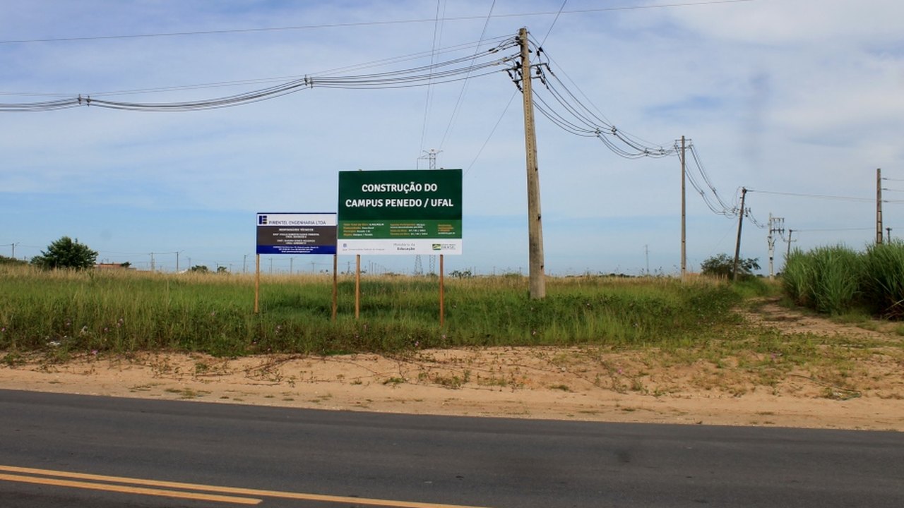 Com apoio da Prefeitura de Penedo, campus da Ufal começa a ser construído