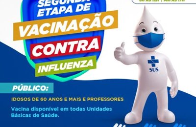 Prefeitura de Santana inicia segunda etapa da Campanha de Vacinação Contra Influenza nesta quinta (27) 
