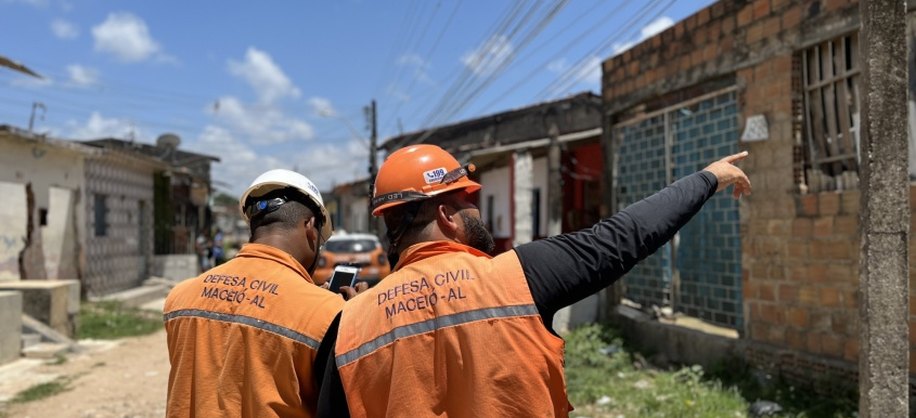 População pode acionar Defesa Civil para vistorias pelo 199. Foto: Ascom Defesa Civil Maceió