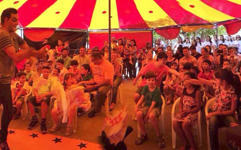 Arapiraca: Espaço Trate promove lazer com crianças no circo