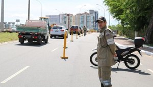 Trânsito na ponte do Rio Poxim será parcialmente interditado em Aracaju nesta sexta-feira / Foto: Foto: SMTT/Aracaju