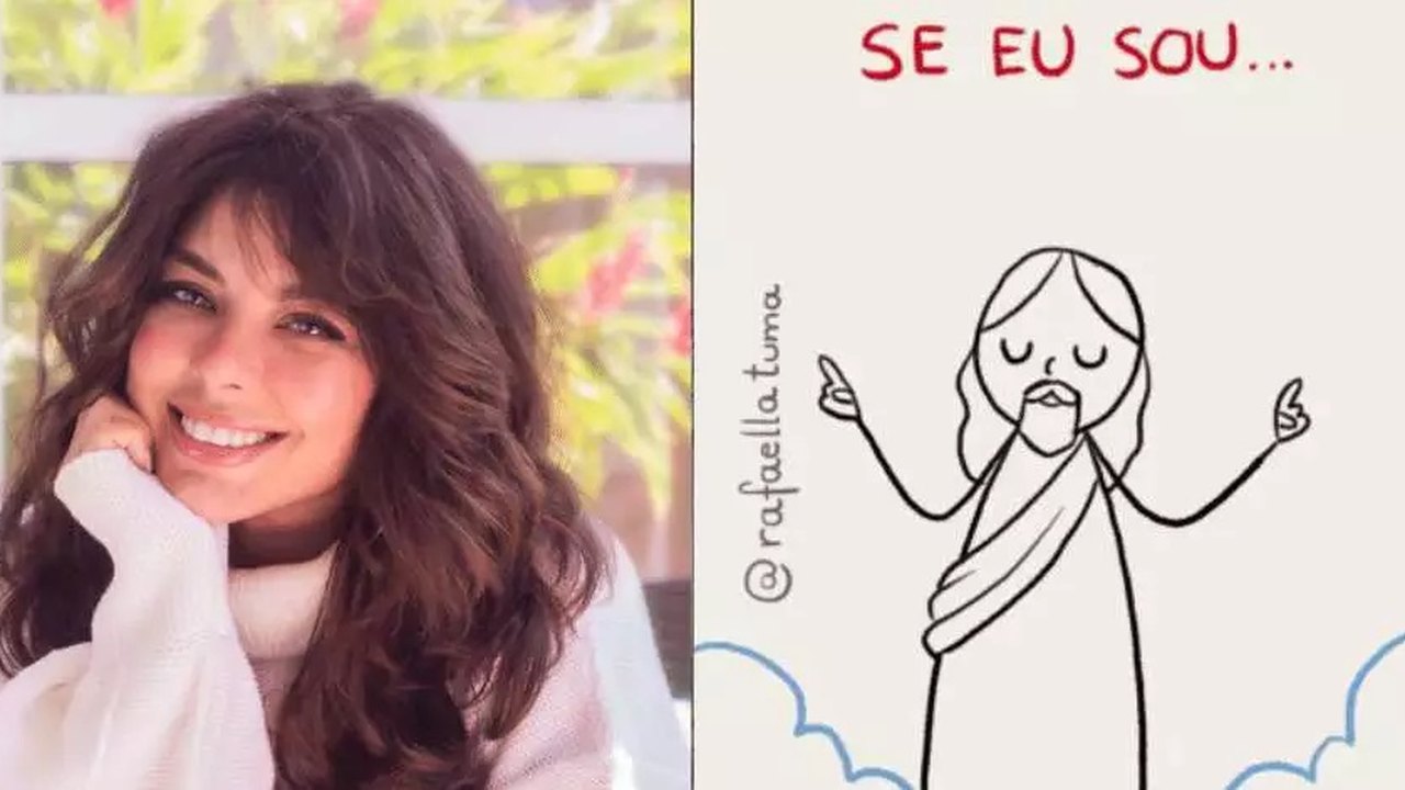 Rafaella viraliza no Instagram com seus bonecos de palito