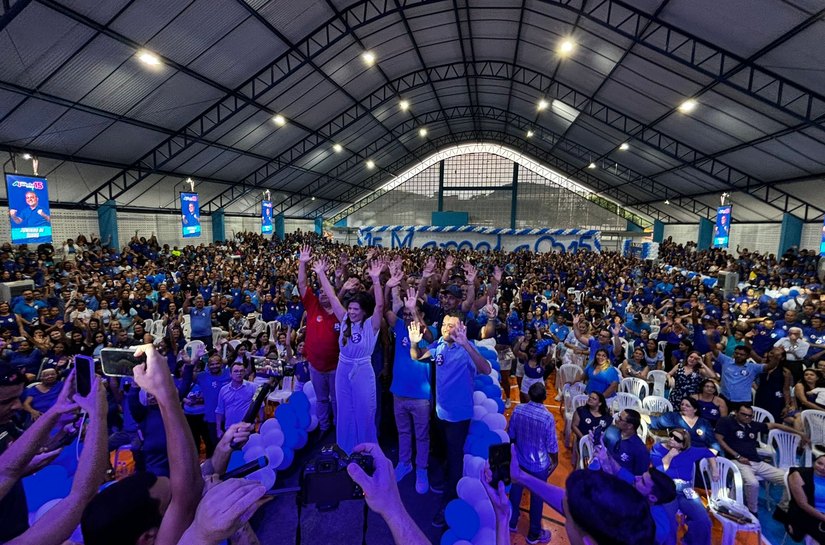 Na maior convenção da história política de Novo Lino, prefeita Marcela Gomes tem sua candidatura à reeleição homologada