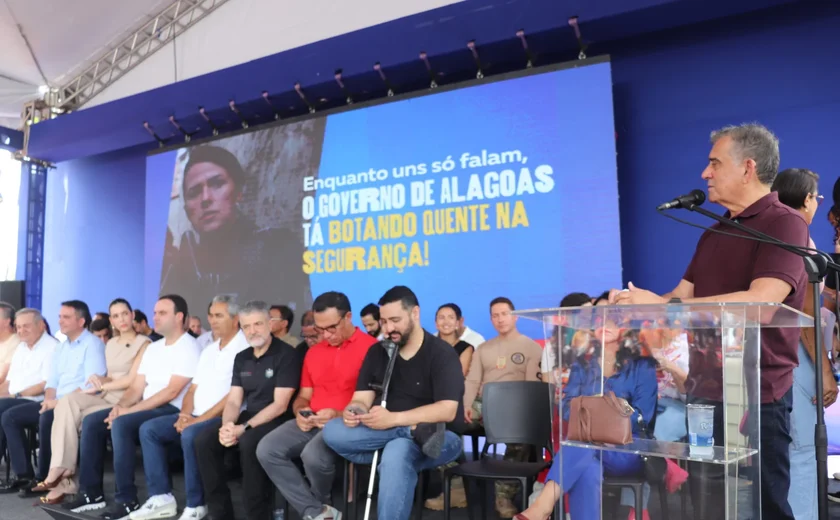 AMA participa de entrega histórica de equipamentos para a Segurança Pública de Alagoas