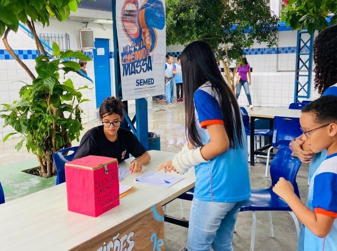 Eleições de Grêmios Estudantis fortalece protagonismo de alunos em escolas da rede municipal de Maceió