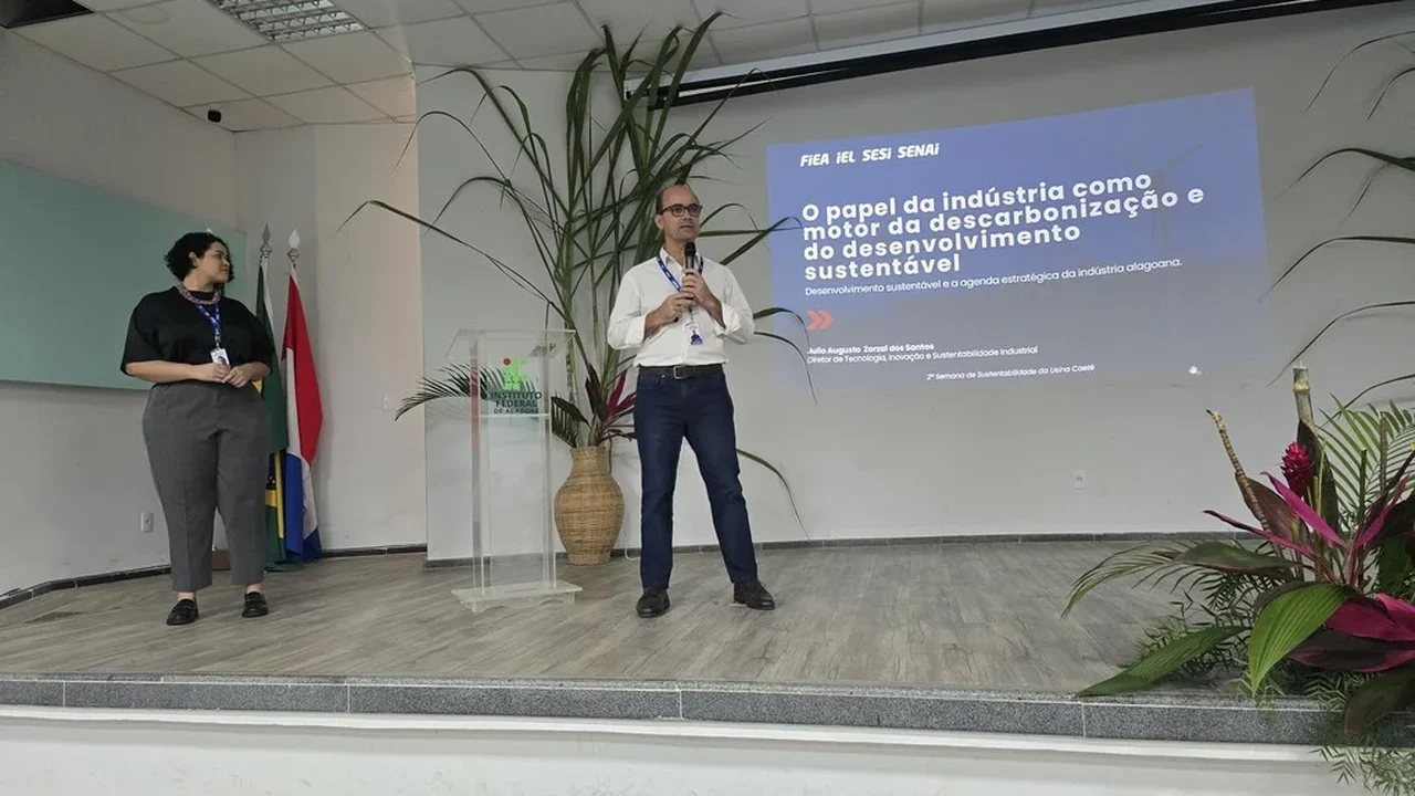 SENAI destaca descarbonização industrial durante Semana da Sustentabilidade da Usina Caeté