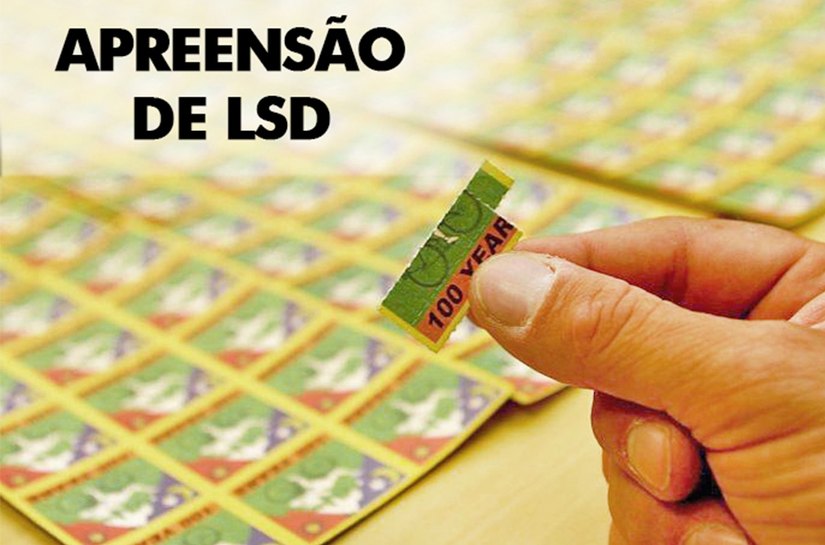 Operação apreende mil cartelas de LSD no município de Arapiraca