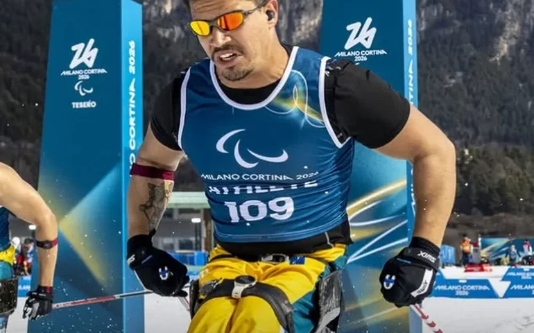 Brasil conquista melhor resultado da história no revezamento do cross-country paralímpico em Milão-Cortina