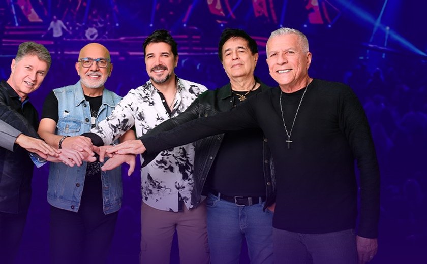 Roupa Nova apresenta ‘Simplesmente Roupa Nova’ em Maceió nesta sexta (24)