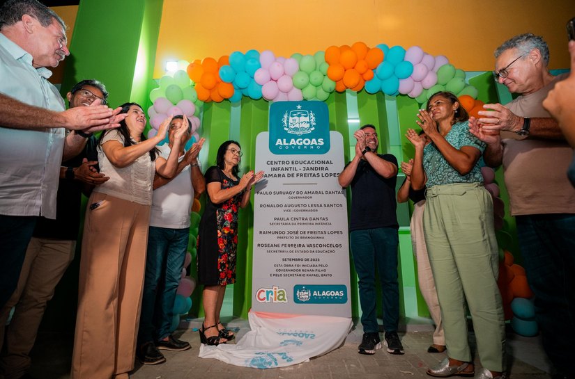 Em Branquinha, Paulo entrega 48ª Creche Cria e amplia cobertura educacional na primeira infância no estado