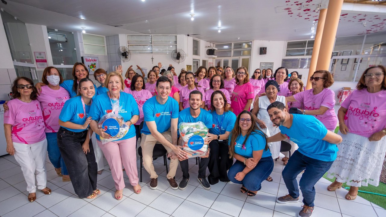 Alagoas sem Fome realiza doação para instituição que acolhe pessoas com câncer