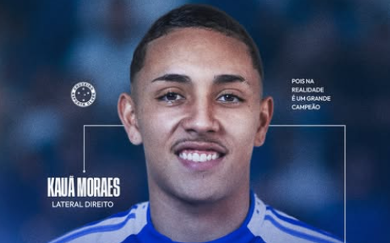 Cruzeiro oficializa volante Ryan Guilherme e lateral Kauã Moraes