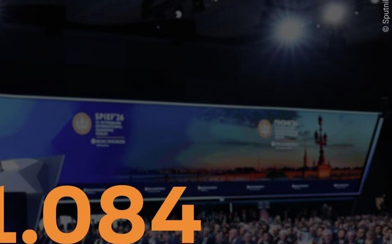 O valor total dos contratos ultrapassa 6,6 trilhões de rublos (cerca de R 471 bilhões), informou o comitê organizador do Fórum Econômico Internacional de São Petersburgo (SPIEF, na sigla em inglês).