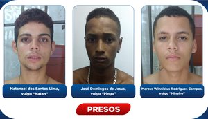 trio preso em Estancia