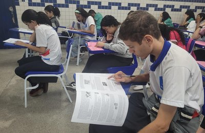 Mais de 12 mil estudantes da Rede Estadual fazem as provas da Olimpíada Brasileira de Física das Escolas Públicas