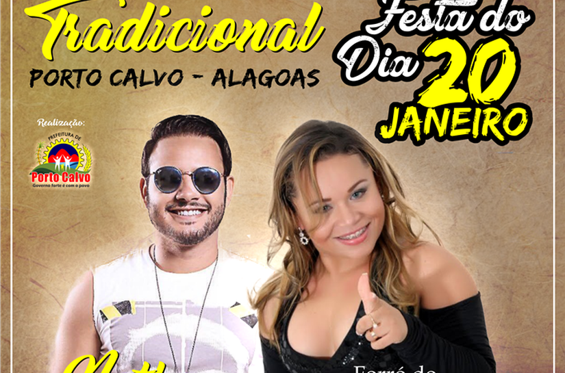 Prefeitura de Porto Calvo anuncia festa do co-padroeiro São Sebastião