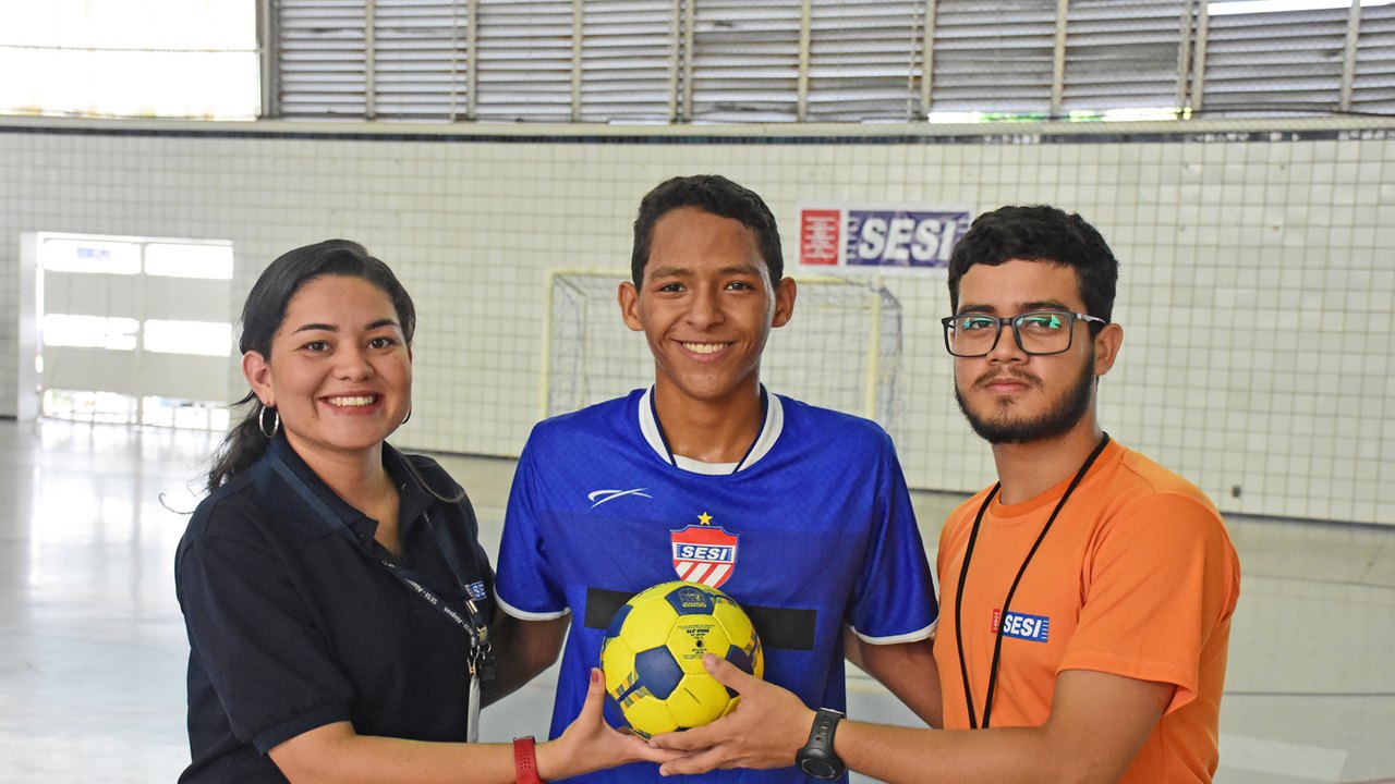 Aluno do Sesi é convocado para seleção alagoana de Handebol