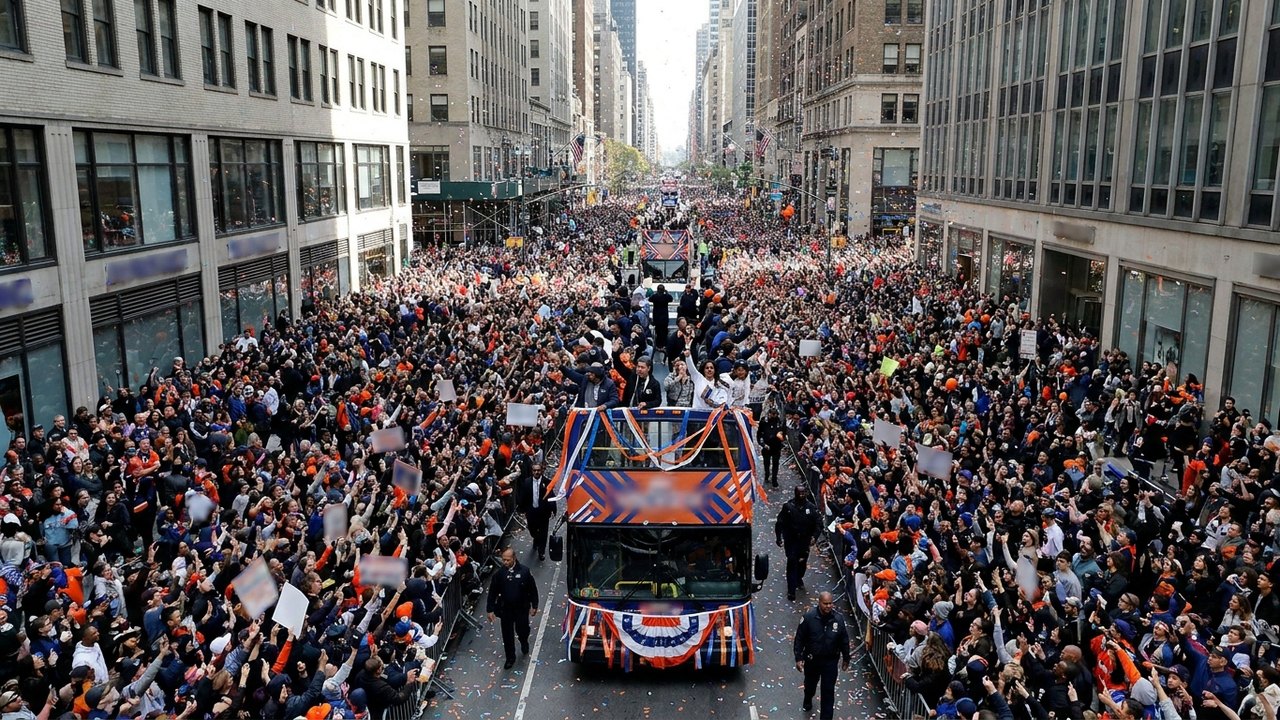 Desfile dos Knicks lota antes do início e reúne mais de 1 milhão de torcedores em Nova York