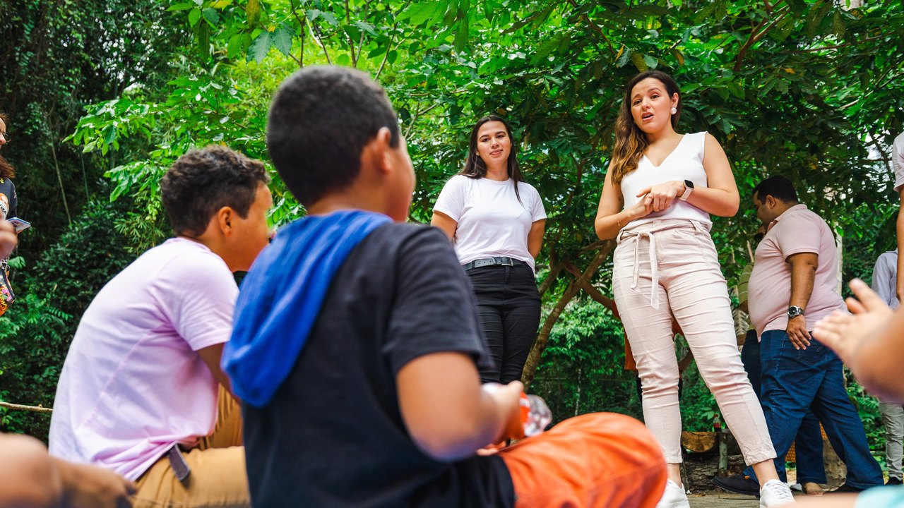 Maio Laranja: Prefeitura de Maceió realiza roda de conversa com crianças em acolhimento no Parque Municipal