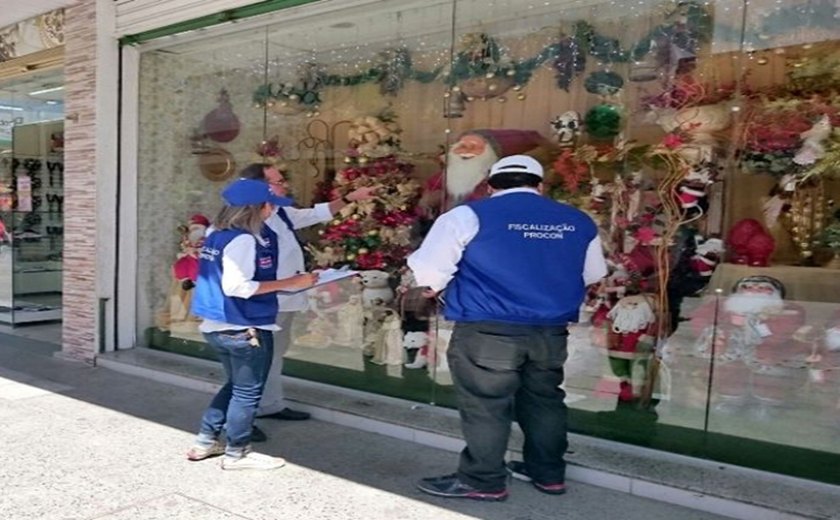 Procon Alagoas inicia “Operação Natalina” em shoppings e comércio