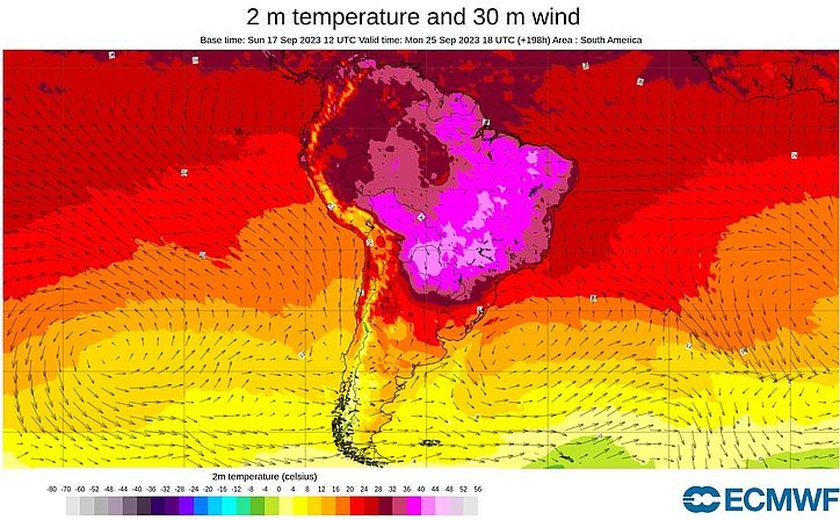 Brasil terá onda de calor excepcional com 40ºC a 45ºC e risco à vida; entenda