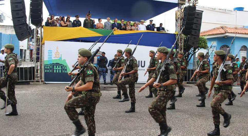 Desfile militar será realizado na Avenida Barão de Maruim em Aracaju; confira programação