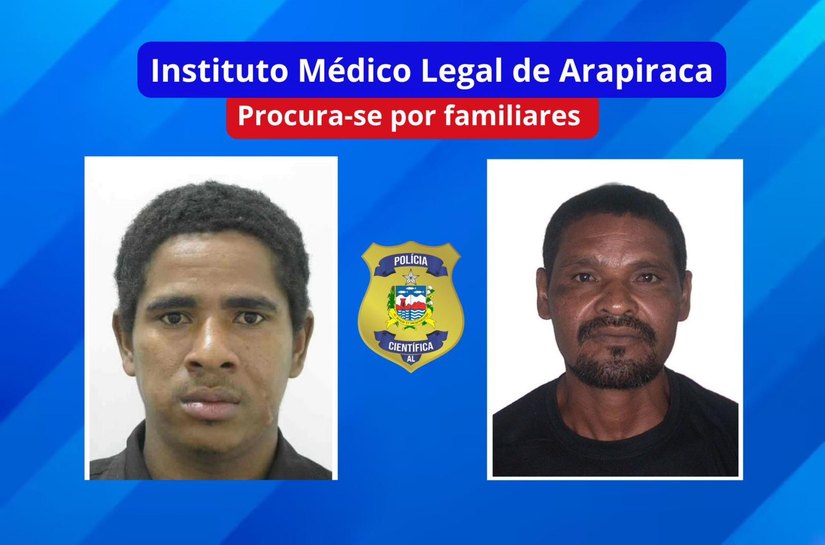 IML de Arapiraca convoca familiares para liberação de dois corpos identificados