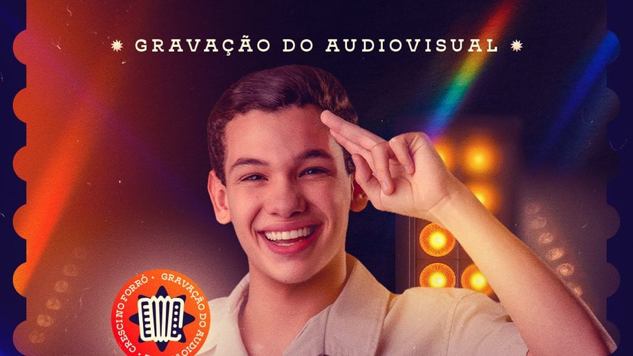 Pedro Henrique grava audiovisual “Cresci no Forró” nesta sexta-feira em Maceió