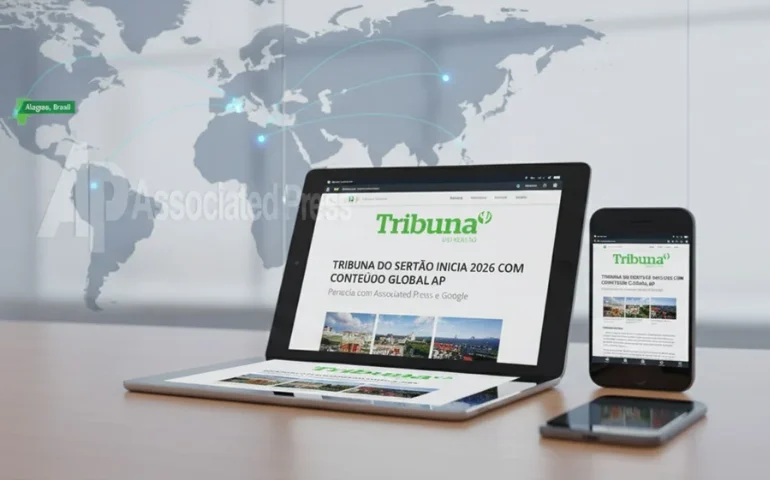 Tribuna do Sertão inicia 2026 com conteúdo da Associated Press em parceria com projeto global do Google
