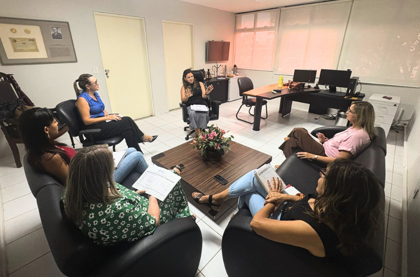 Nathálya Ataíde faz primeira reunião como Coordenadora de Projetos Especiais da Esmal