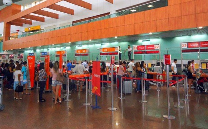 Fluxo de passageiros no Aeroporto de Maceió apresenta aumento em 2015