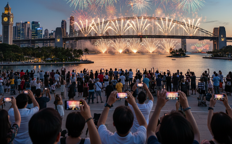 Mundo começa a dar adeus a 2025 com festas e fogos de artifício