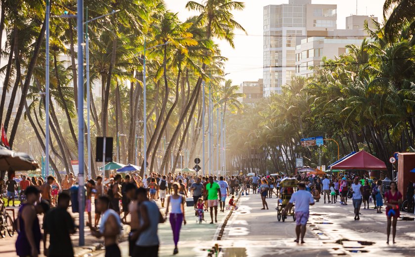 Rua Aberta da Ponta Verde funcionará no feriado da Emancipação de Alagoas