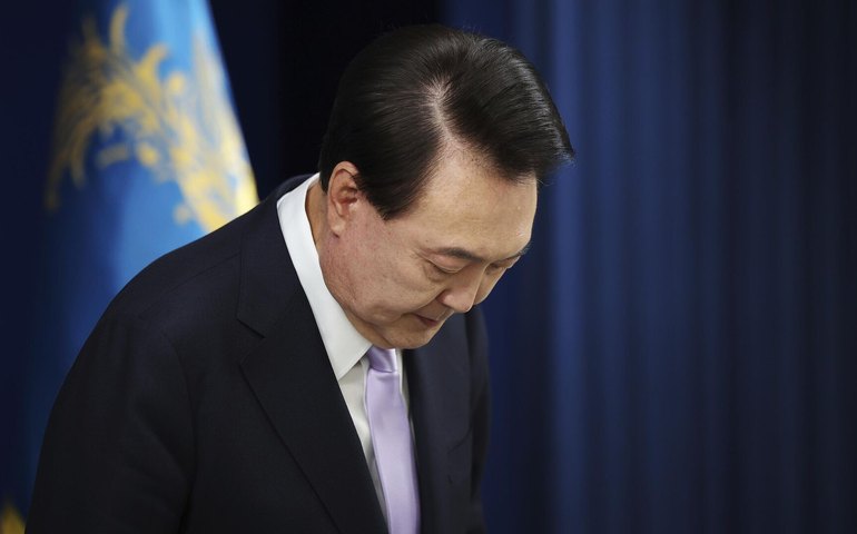Presidente sul-coreano é preso após tentar um golpe de Estado