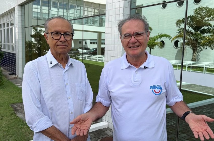 Senador Renan visita Hospital do Coração Alagoano e conhece projeto de ampliação da unidade