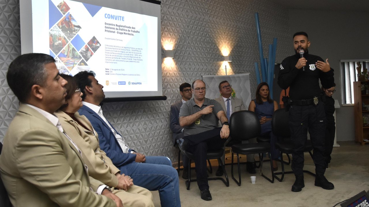 Alagoas sedia o primeiro encontro regionalizado dos gestores da Política de Trabalho Prisional