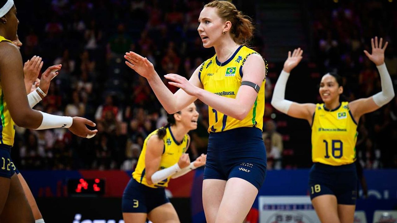 Com reservas, Brasil é derrotado pelas tailandesas na Liga das Nações Feminina de Vôlei