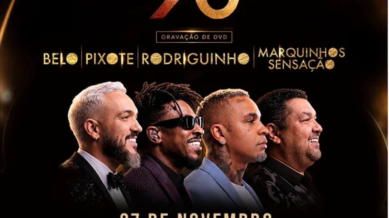 Belo, Pixote, Rodriguinho e Marquinhos Sensação se reúnem no “Somos 90” em São Paulo