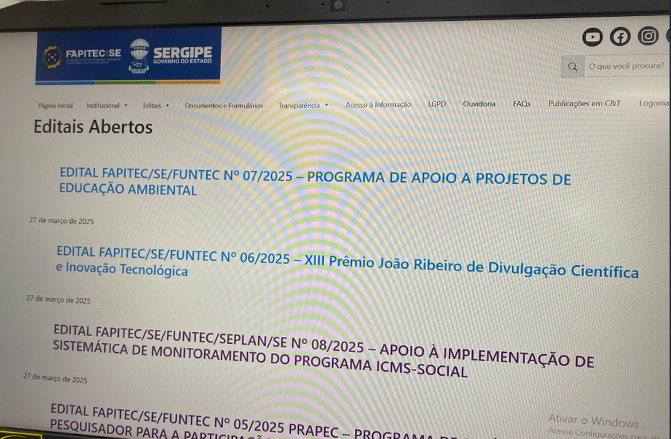 Ascom Sedetec / Foto: Foto: Reprodução Governo do Estado