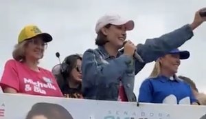 Um dia antes das eleições, Michelle Bolsonaro realizou ato em Ceilândia (DF), onde nasceu