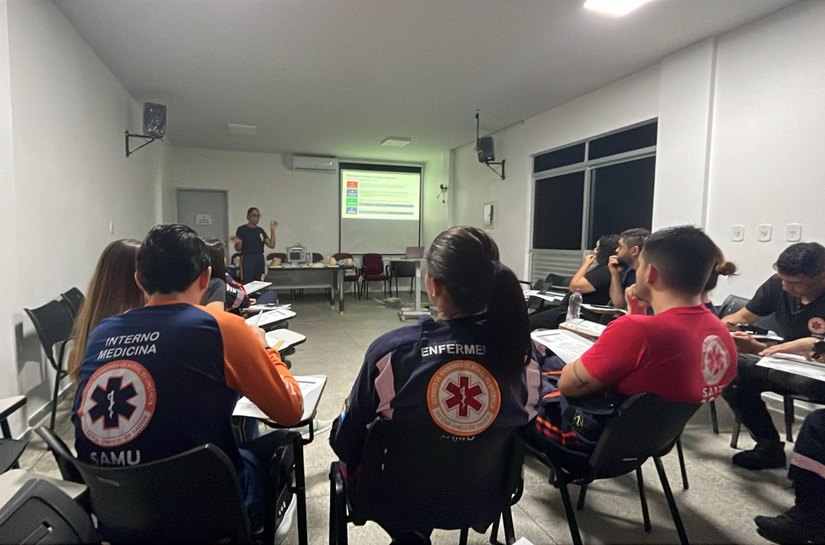 Samu Alagoas promove curso sobre reanimação e transporte de recém-nascidos