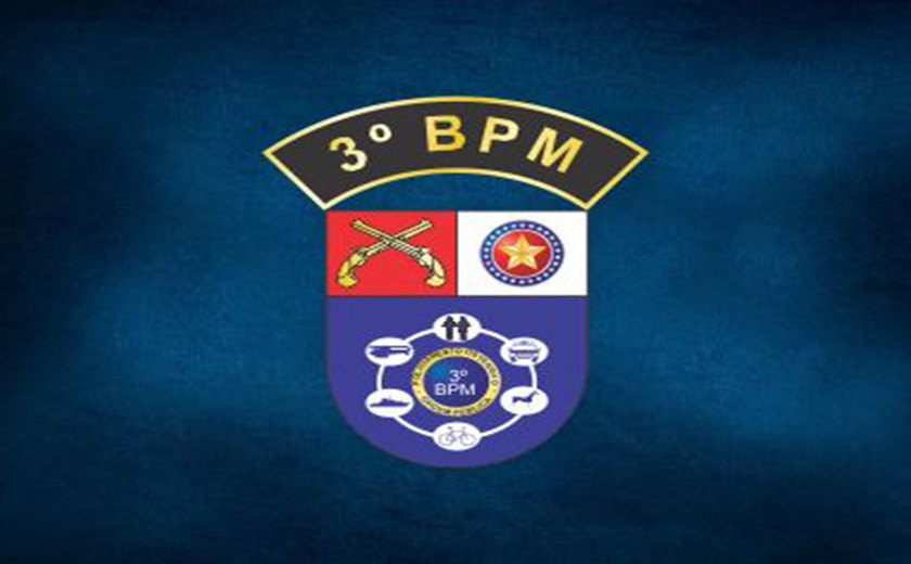 3º Batalhão registra ocorrência de roubo em Arapiraca; arma é apreendida